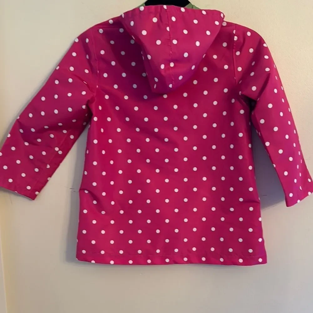 Gymboree Pink Polka Dot Raincoat